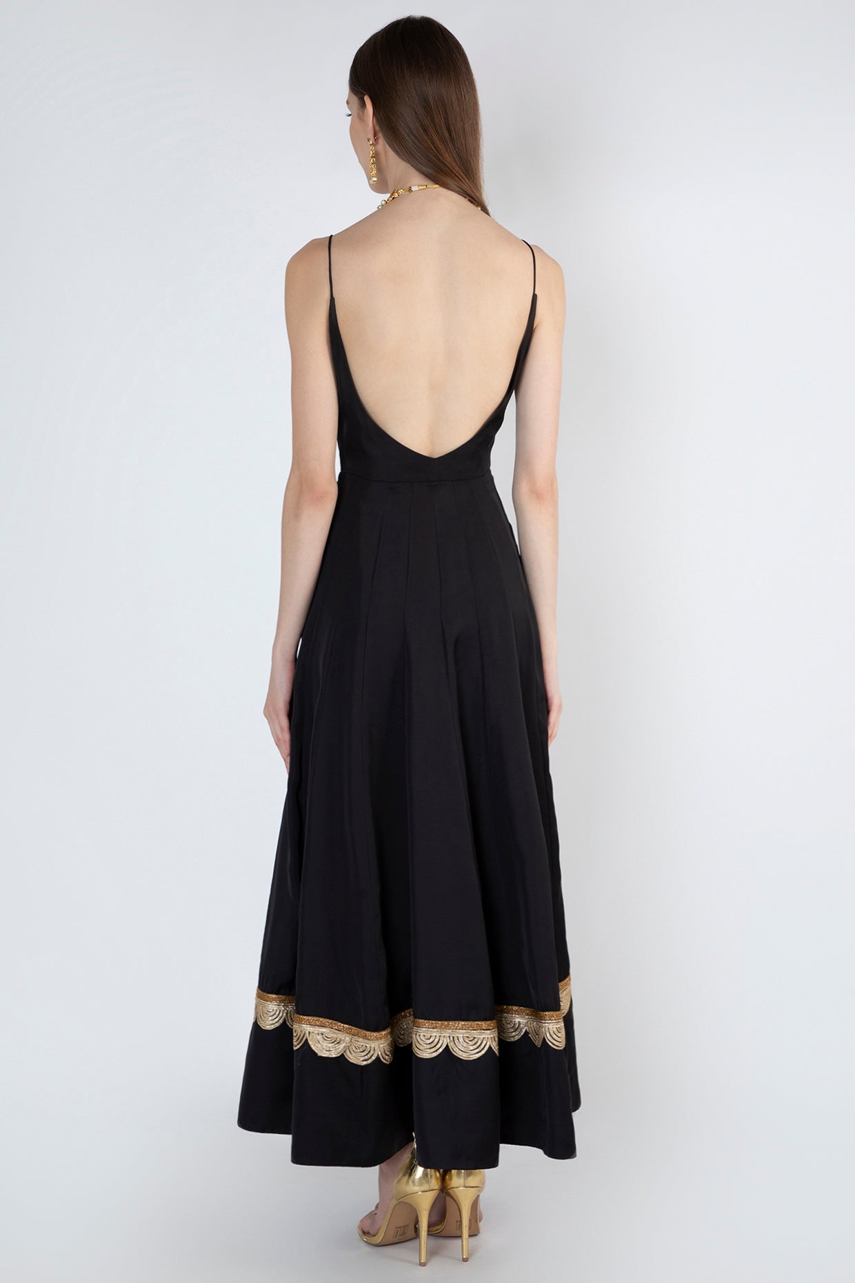 Black Anarkali Suit - Main Image